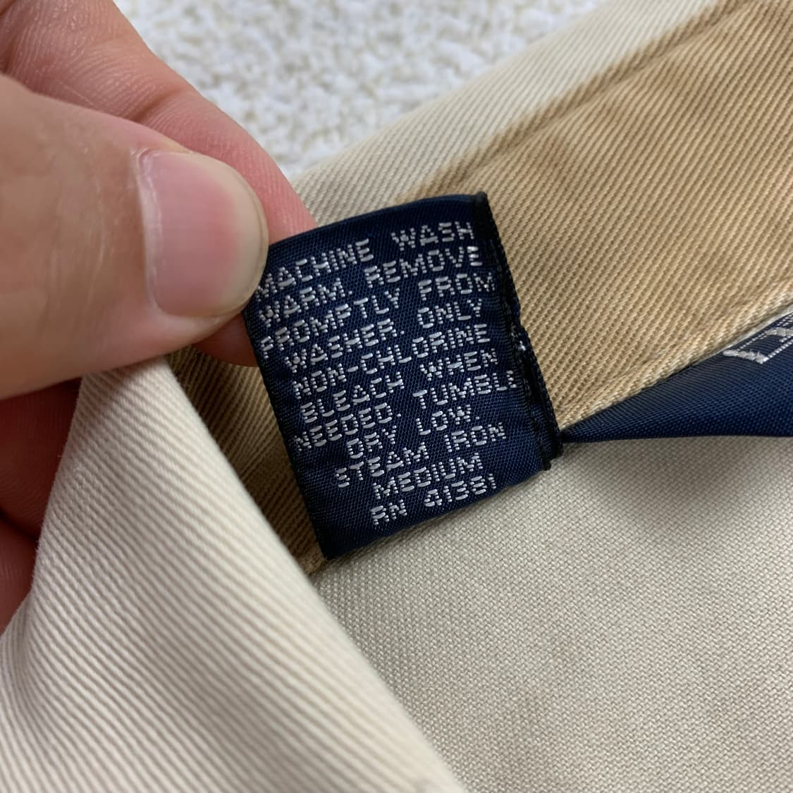 90's made in USA 폴로 랄프로렌 포니로고 베이지 스윙탑 자켓 상품이미지8