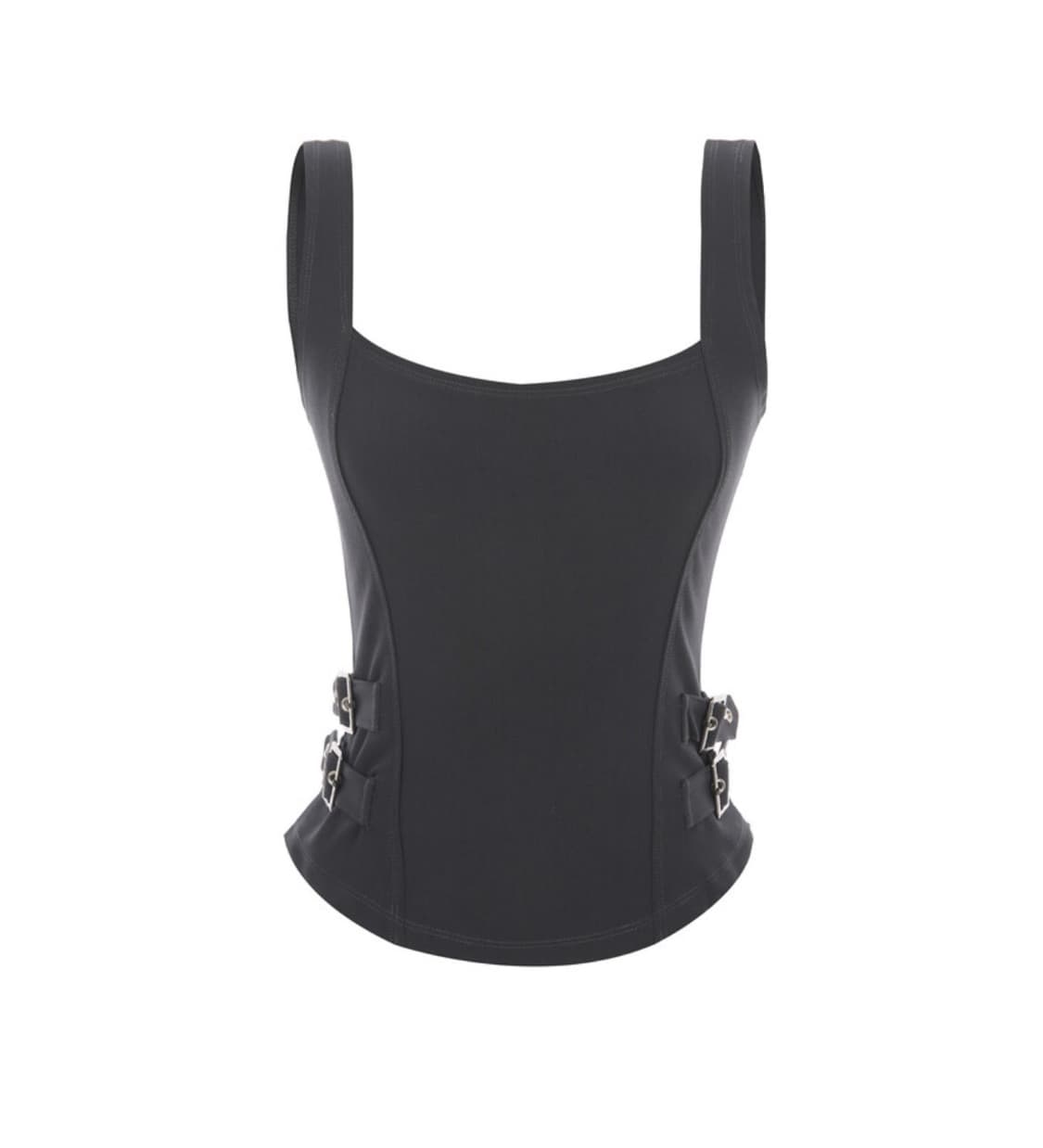 (새상품) WSC아카이브 오키드 버클 베스트(블랙) 상품이미지1