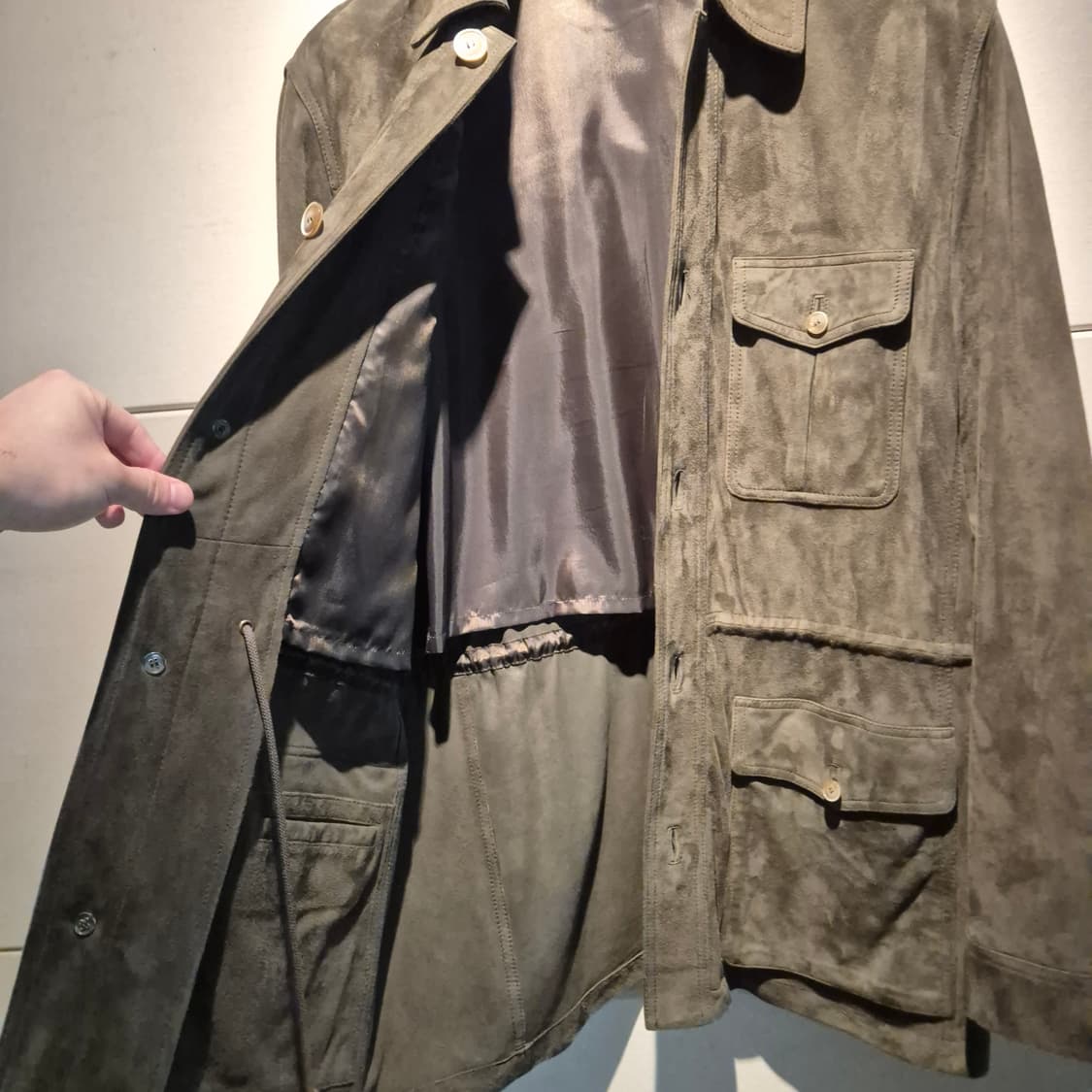 [52]사르토리아준x팔러 스웨이드 사파리/ 링자켓  라르디니 맨온더분 상품이미지9