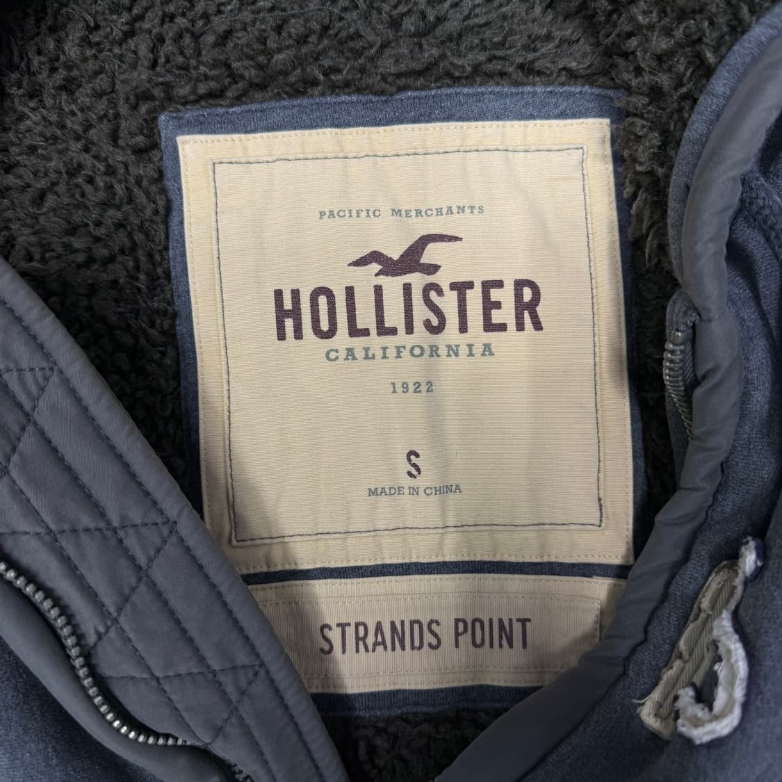 [S] 홀리스터 양털 후드집업 상품이미지5
