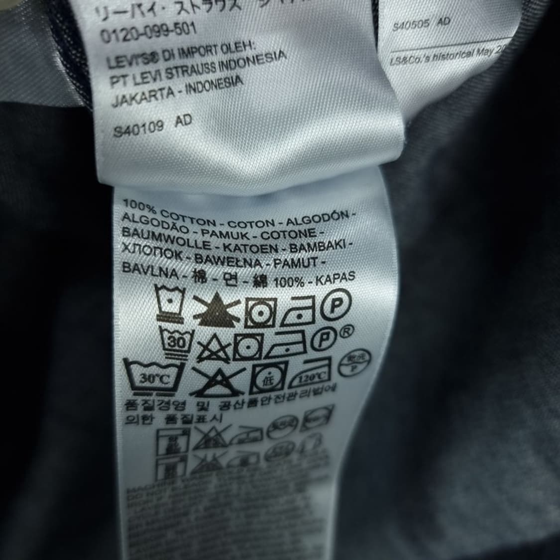 [리바이스] 투포켓 데님 셔츠 M19393 상품이미지8