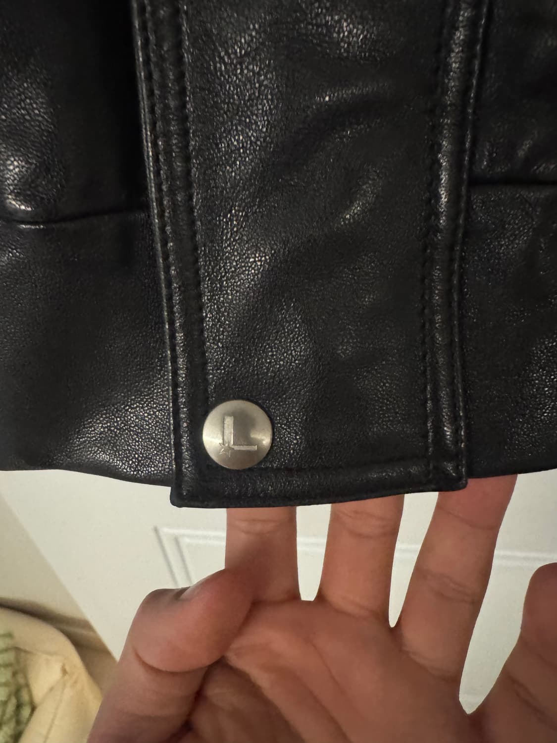 LOURDES NEWYORK backless leather jacket 상품이미지4