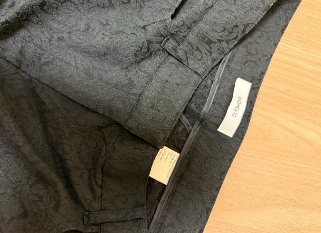 아모멘토 자카드 플레어드 팬츠 상품이미지6