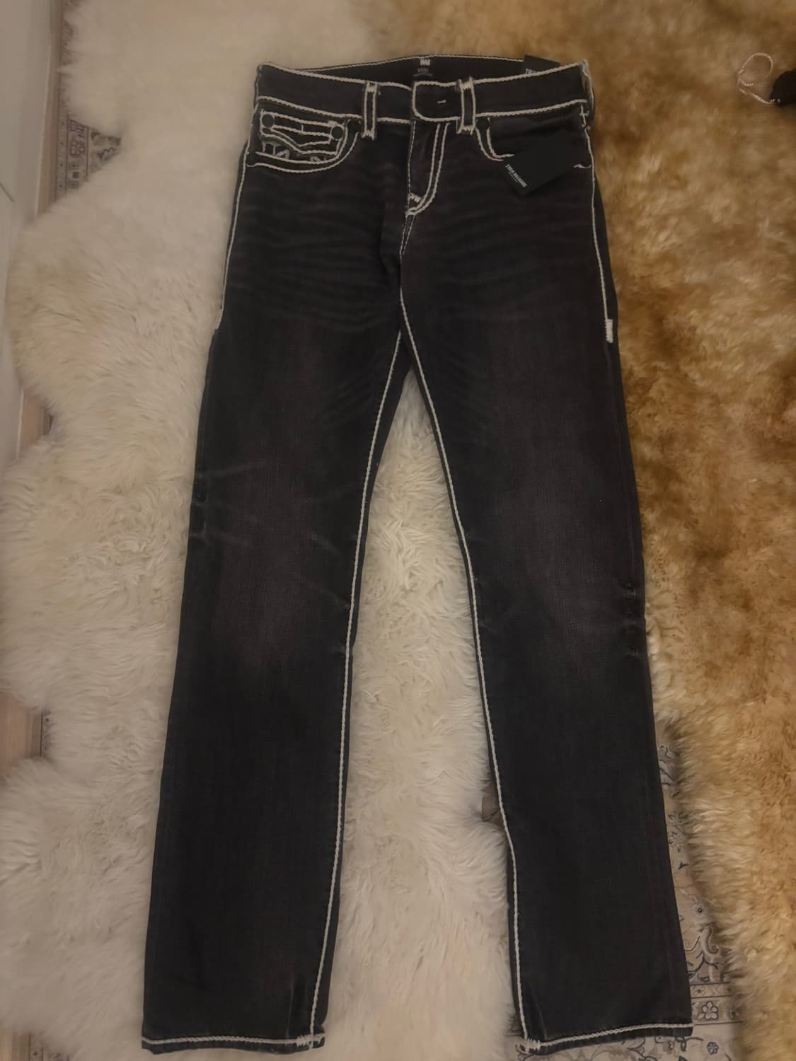 True Religion vintage black jeans 상품이미지4