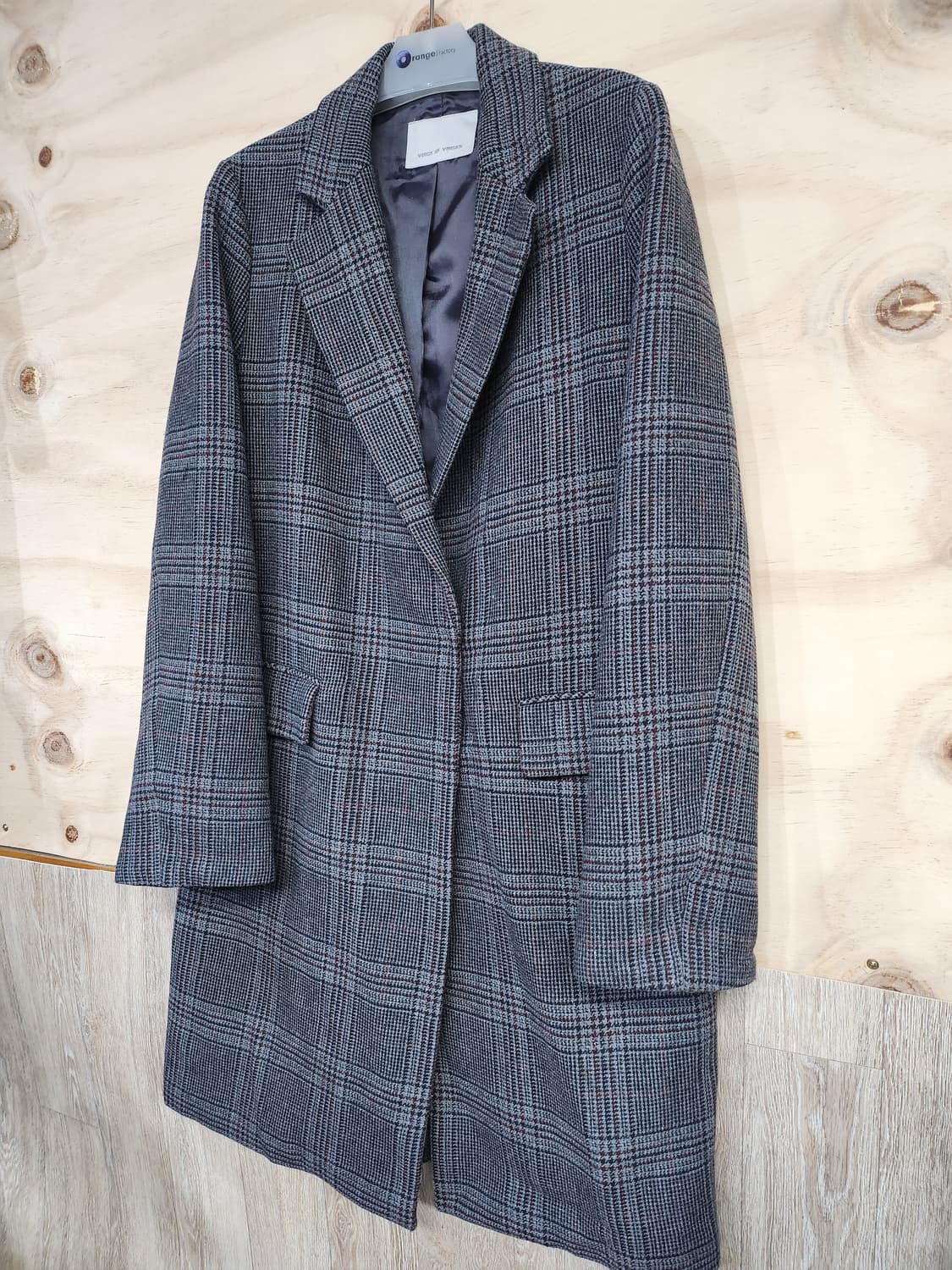 484) 보브 vov 체크코트 상품이미지3