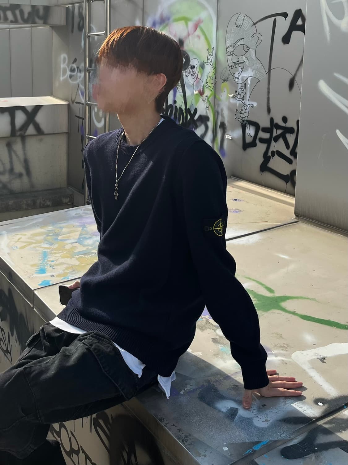 스톤아일랜드 램스울 니트 XL 상품이미지1