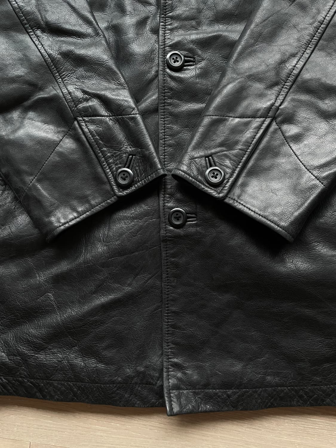 90s 올드갭 레더 카코트 gap carcoat 상품이미지5