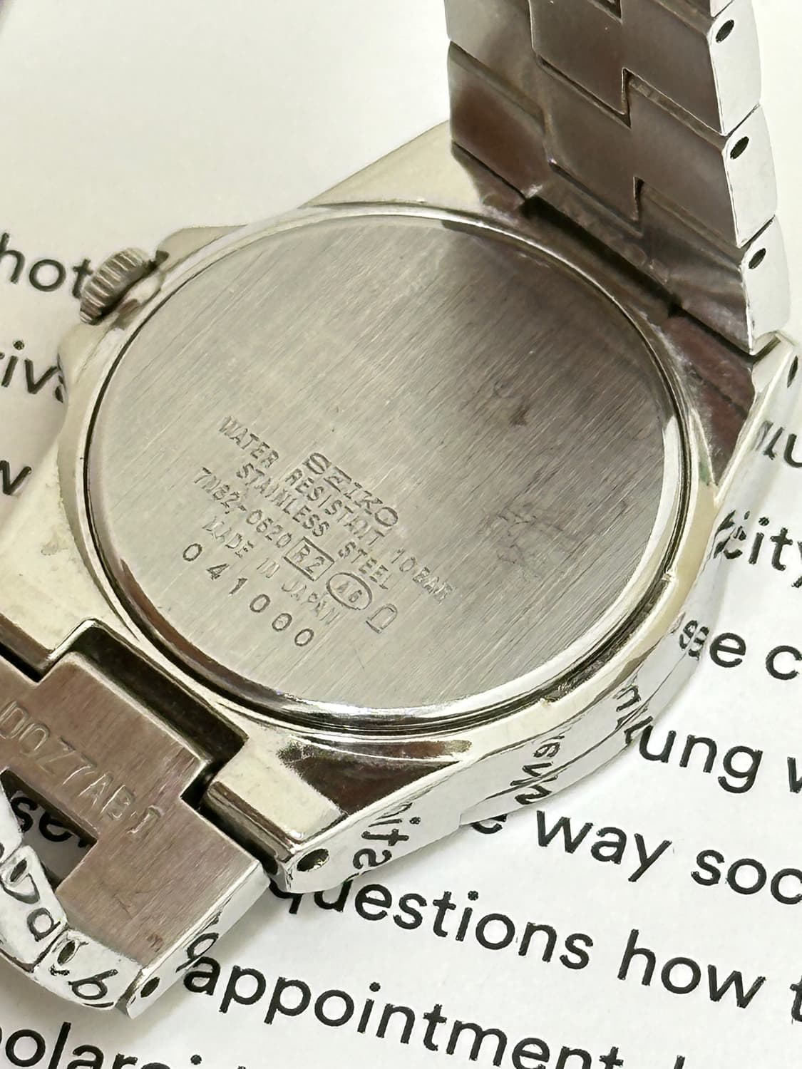 세이코 루키아 쿼츠 시계 풀박스 상품이미지9