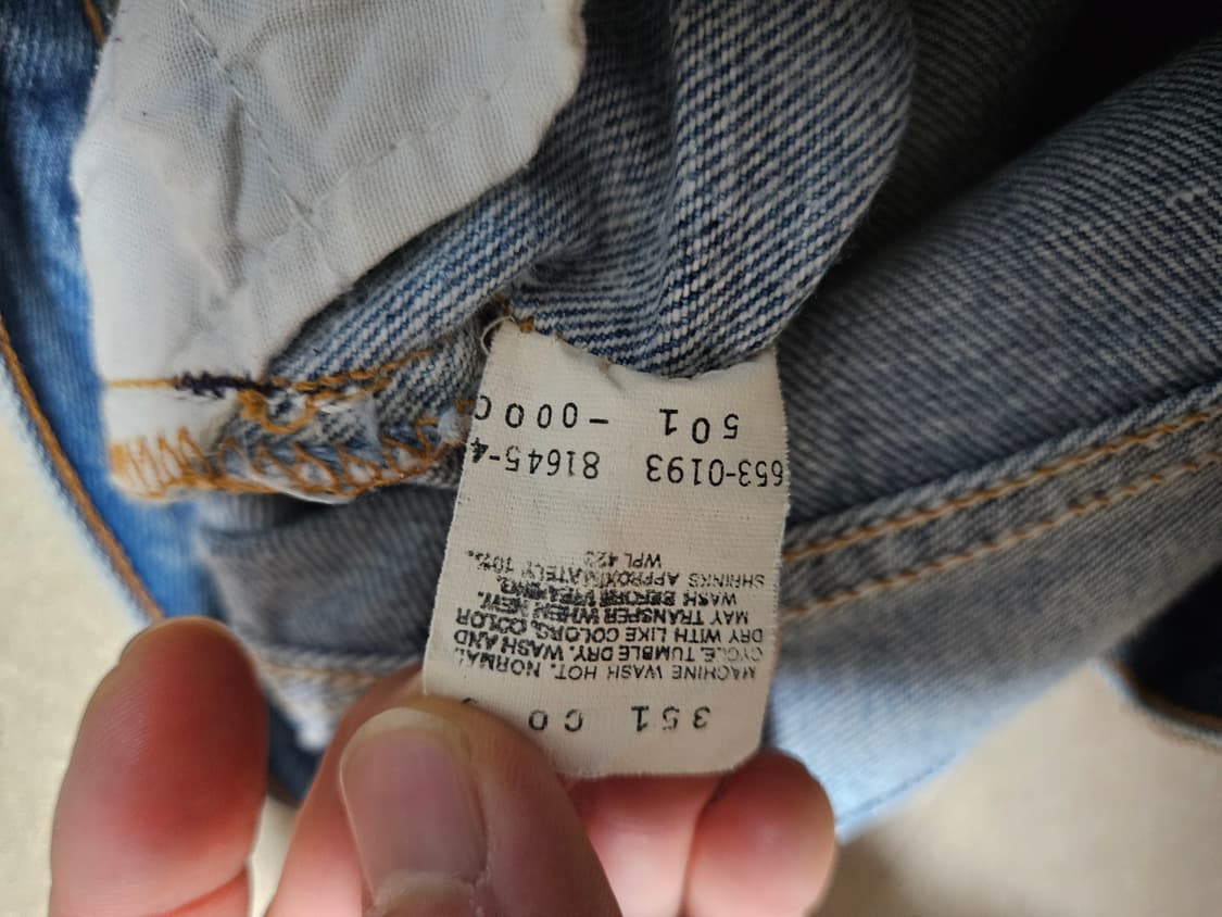 90s levis 501 33x34 미제 리바이스 상품이미지9