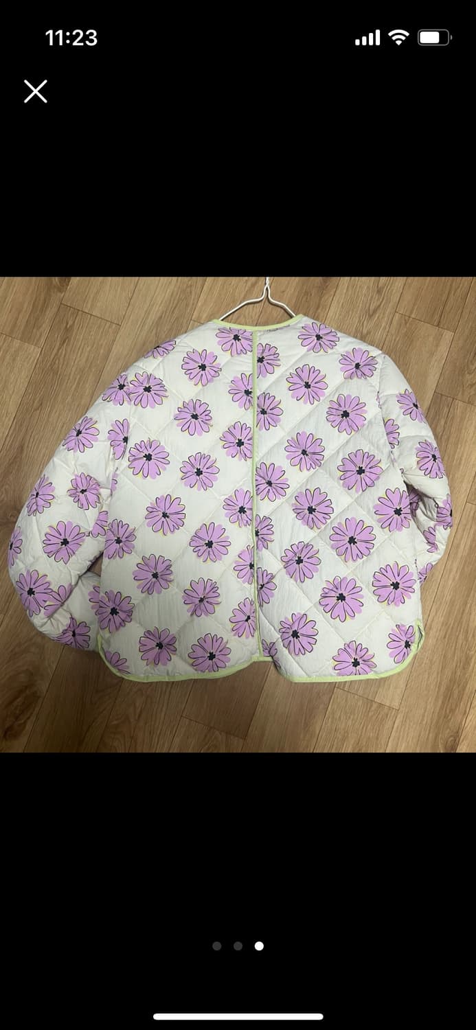 Zara 꽃 패딩 상품이미지3