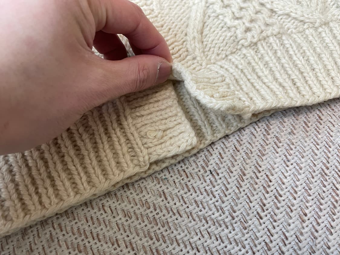 루이즈 핸드니트 울 케이블 가디건 J03827 상품이미지2