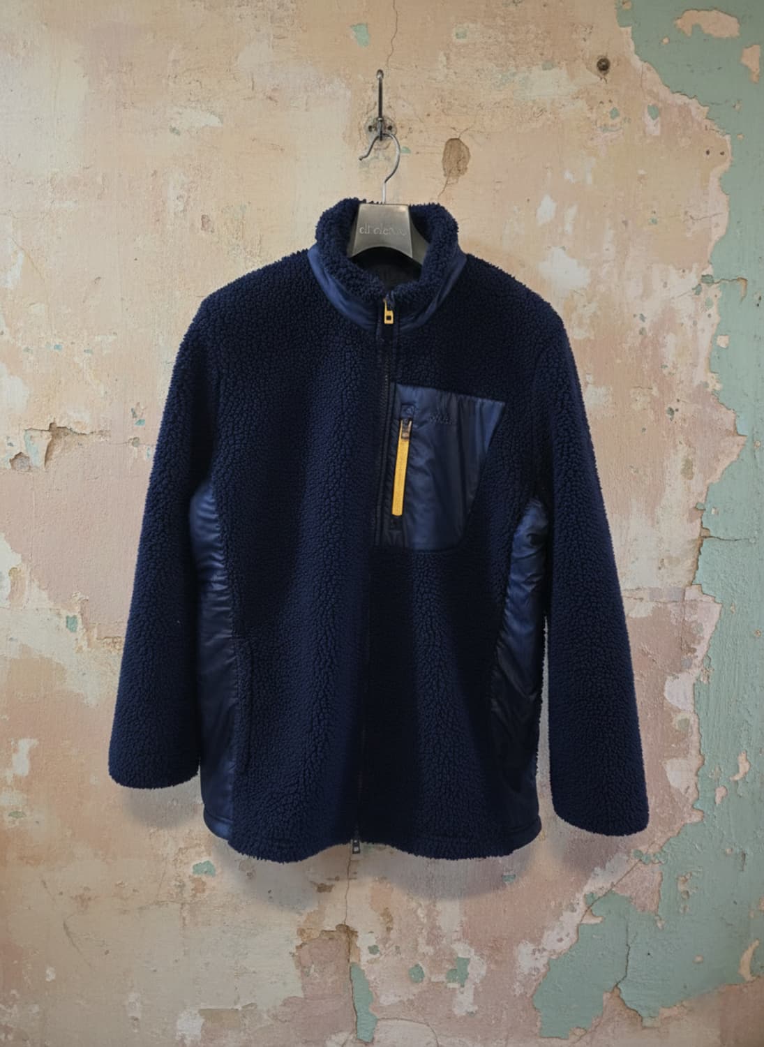 아디다스 뽀글이 플리스 자켓 XL 네이비 상품이미지1