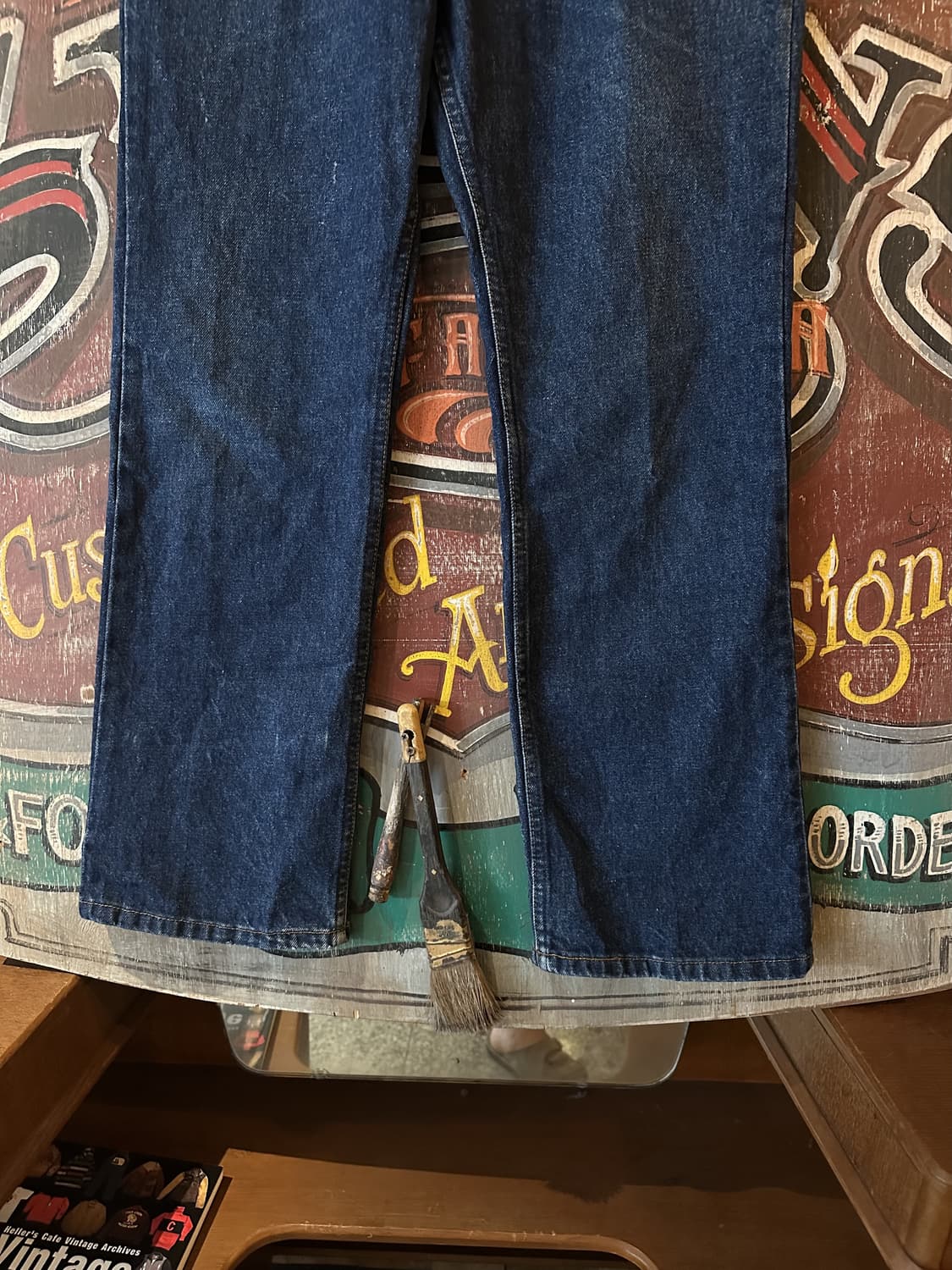 80s USA Vintage Levis 517 Denim Pants 상품이미지4