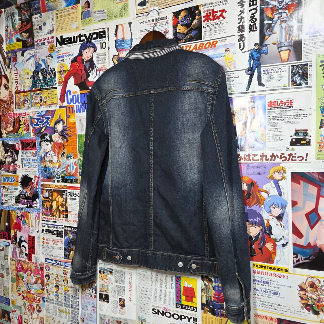 JPN 니콜 클럽 포 맨 워싱 데님 자켓 상품이미지5