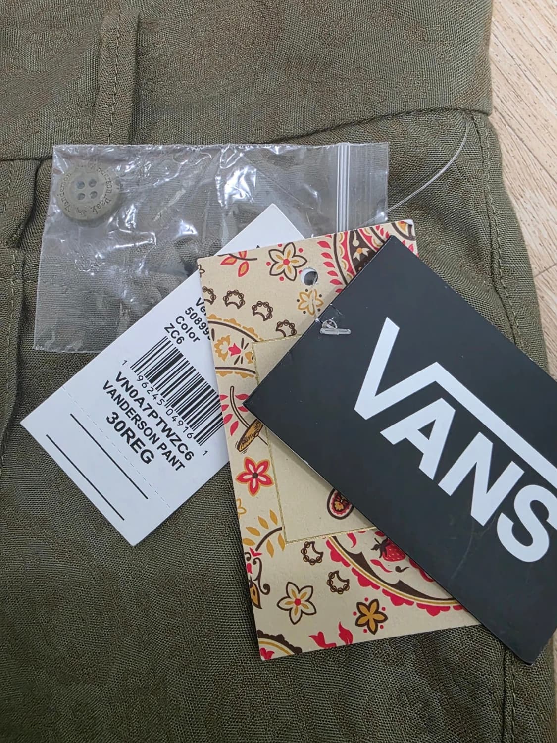 [새제품] 반스 x 앤더슨팩 밴더슨 플레어핏 세미부츠컷 팬츠 30 상품이미지6