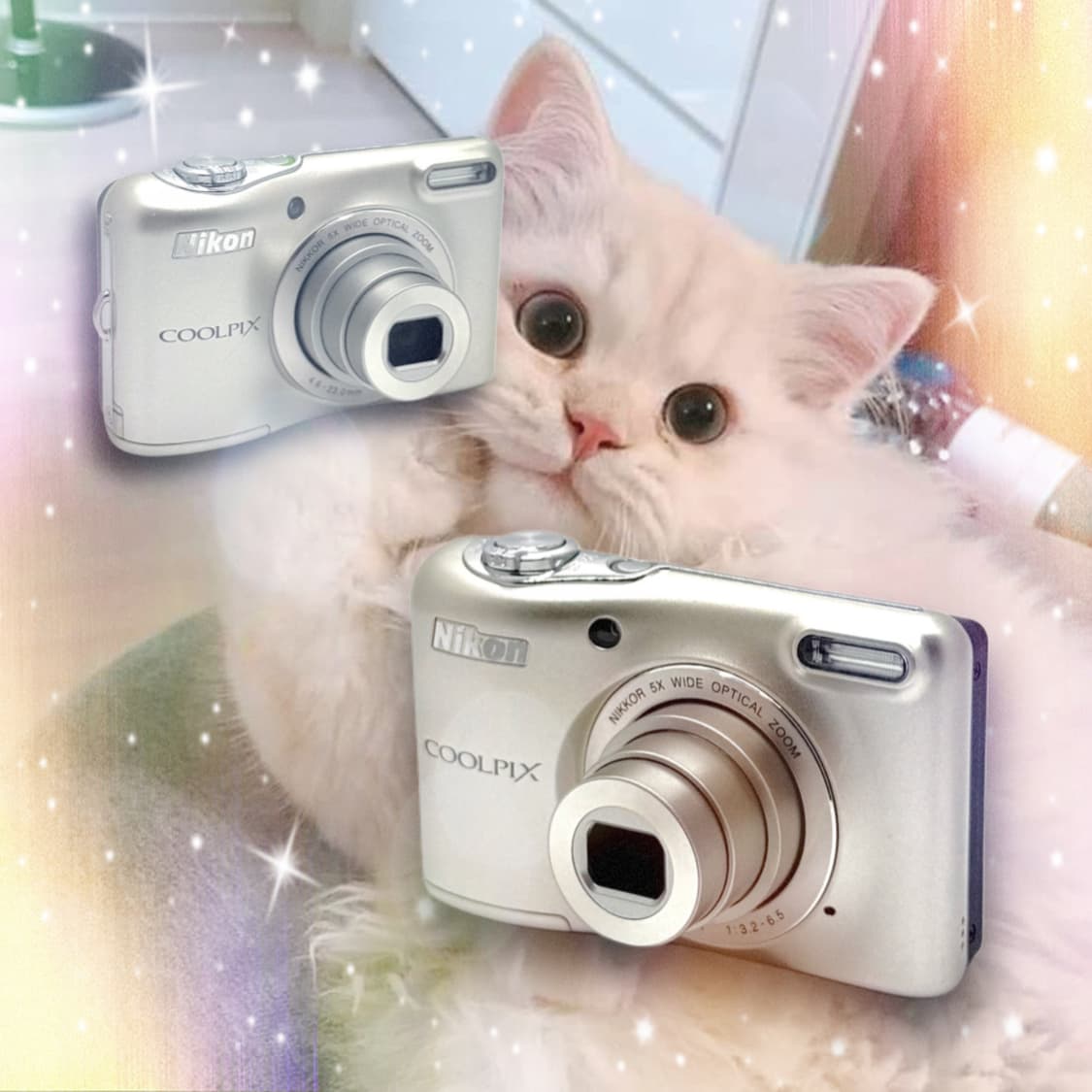 [소프트포커스!] 니콘 Coolpix L32 실버 디지털카메라 상품이미지1