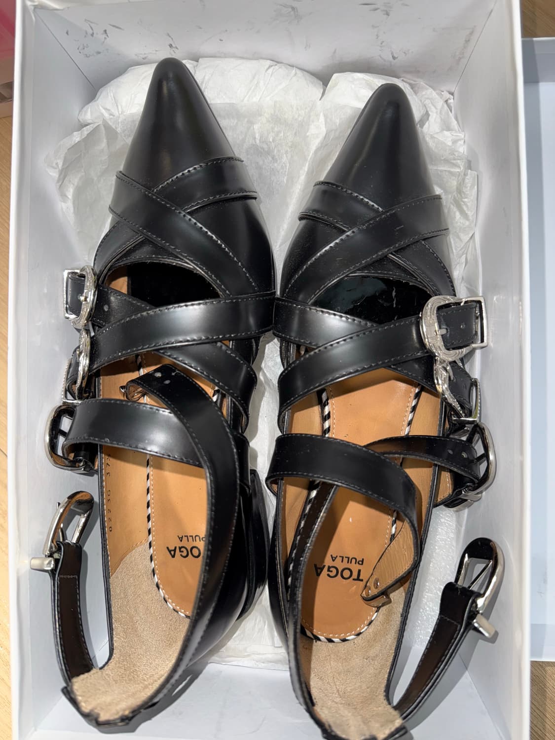 Toga Pulla 토가 풀라 AJ926 블랙 펌프스 37.5 상품이미지2