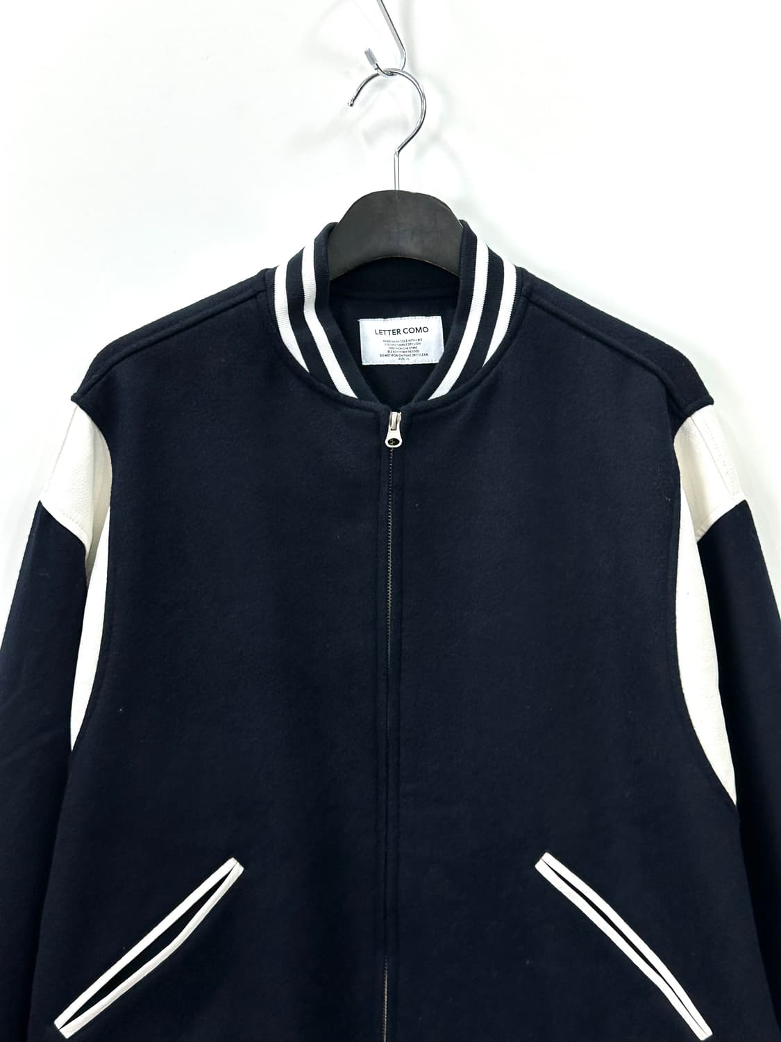 레테르코모 빅 어워드 스타디움 울 바시티 자켓 블랙 XL 상품이미지2