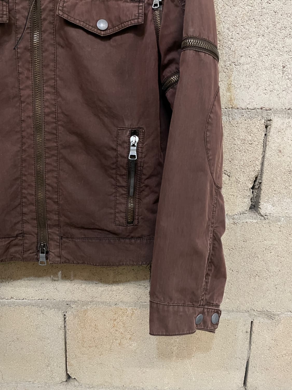 아르마니 익스체인지 컨버터블 바이커 자켓 상품이미지5