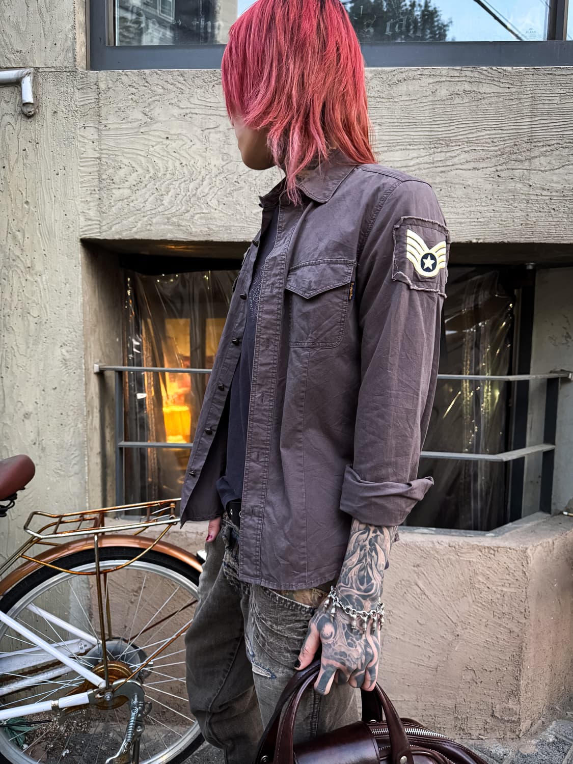 Military Mood Stud Shirt 상품이미지3