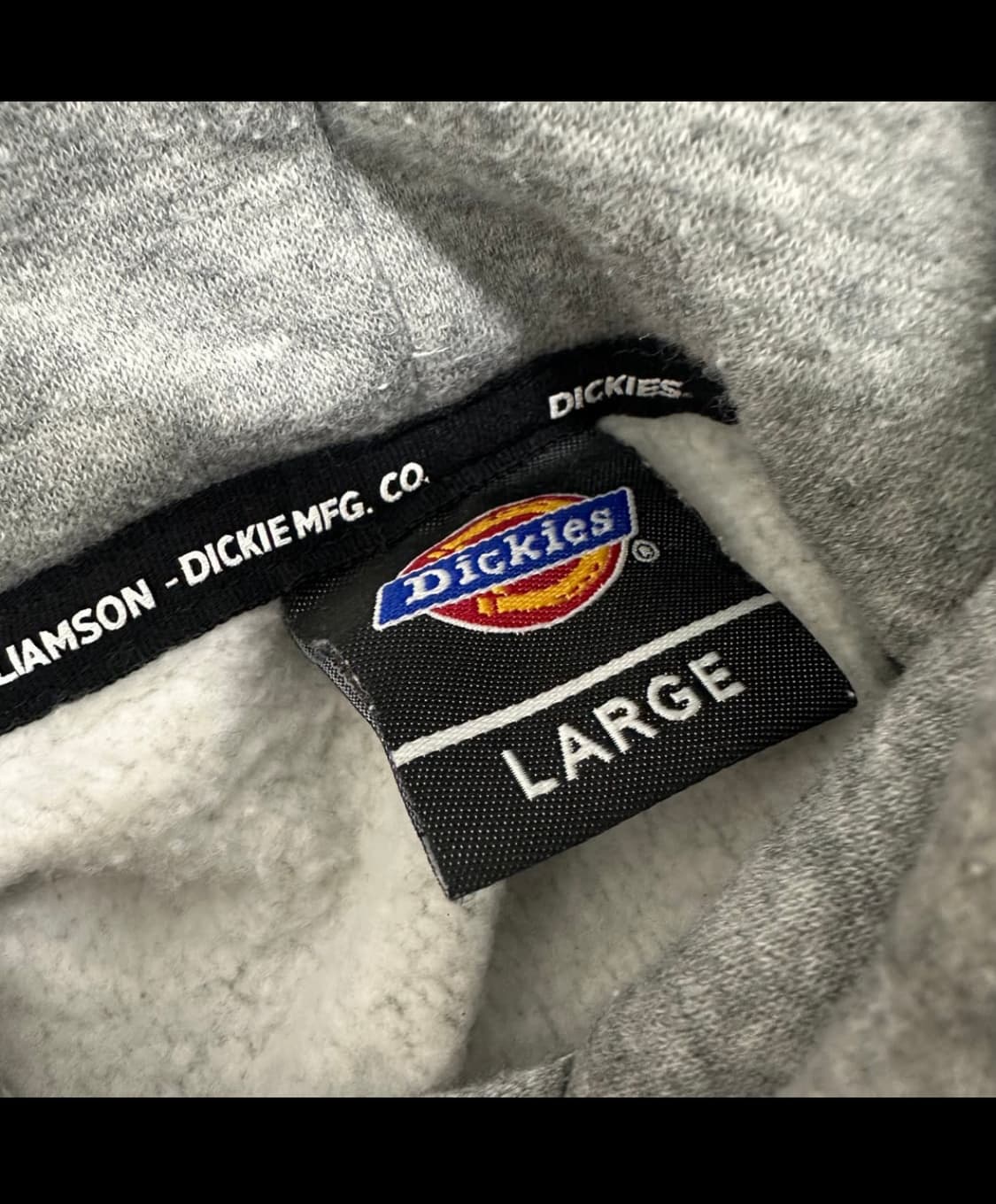 Dickies 디키즈 기모 후드티 그레이L 상품이미지5