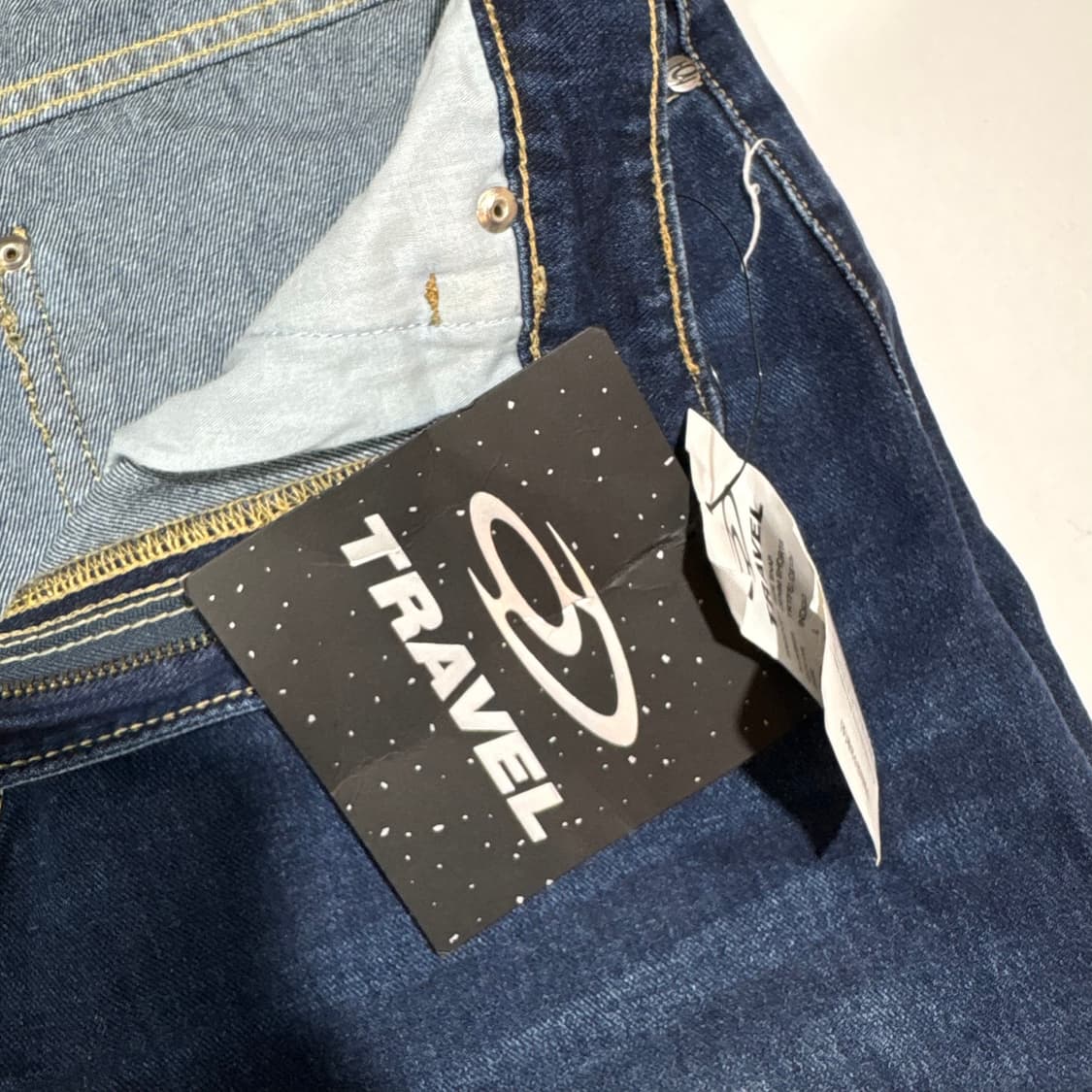 트래블 워싱 데님 하프팬츠 상품이미지5