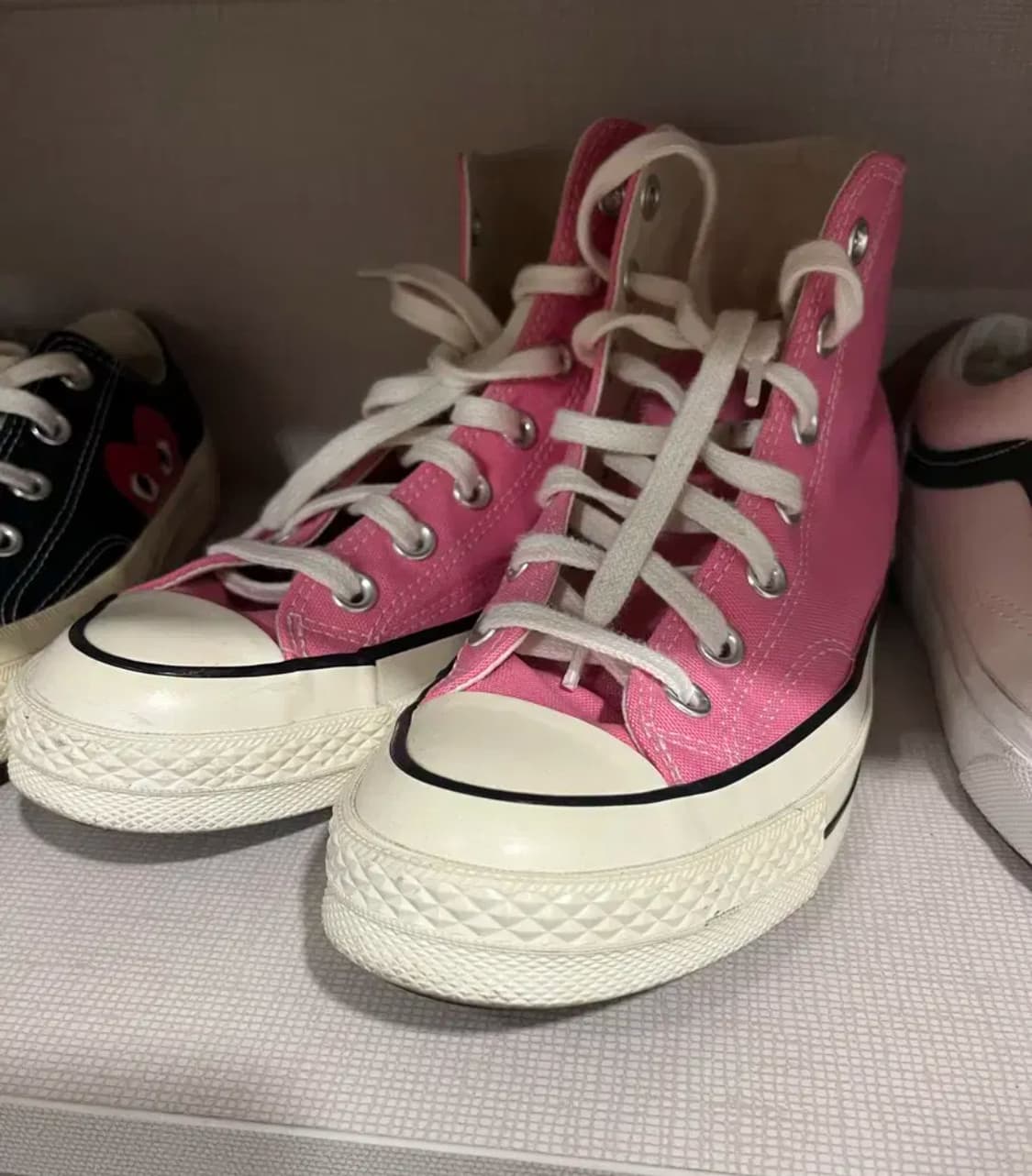 컨버스 척테일러 하이 핑크 240 상품이미지4