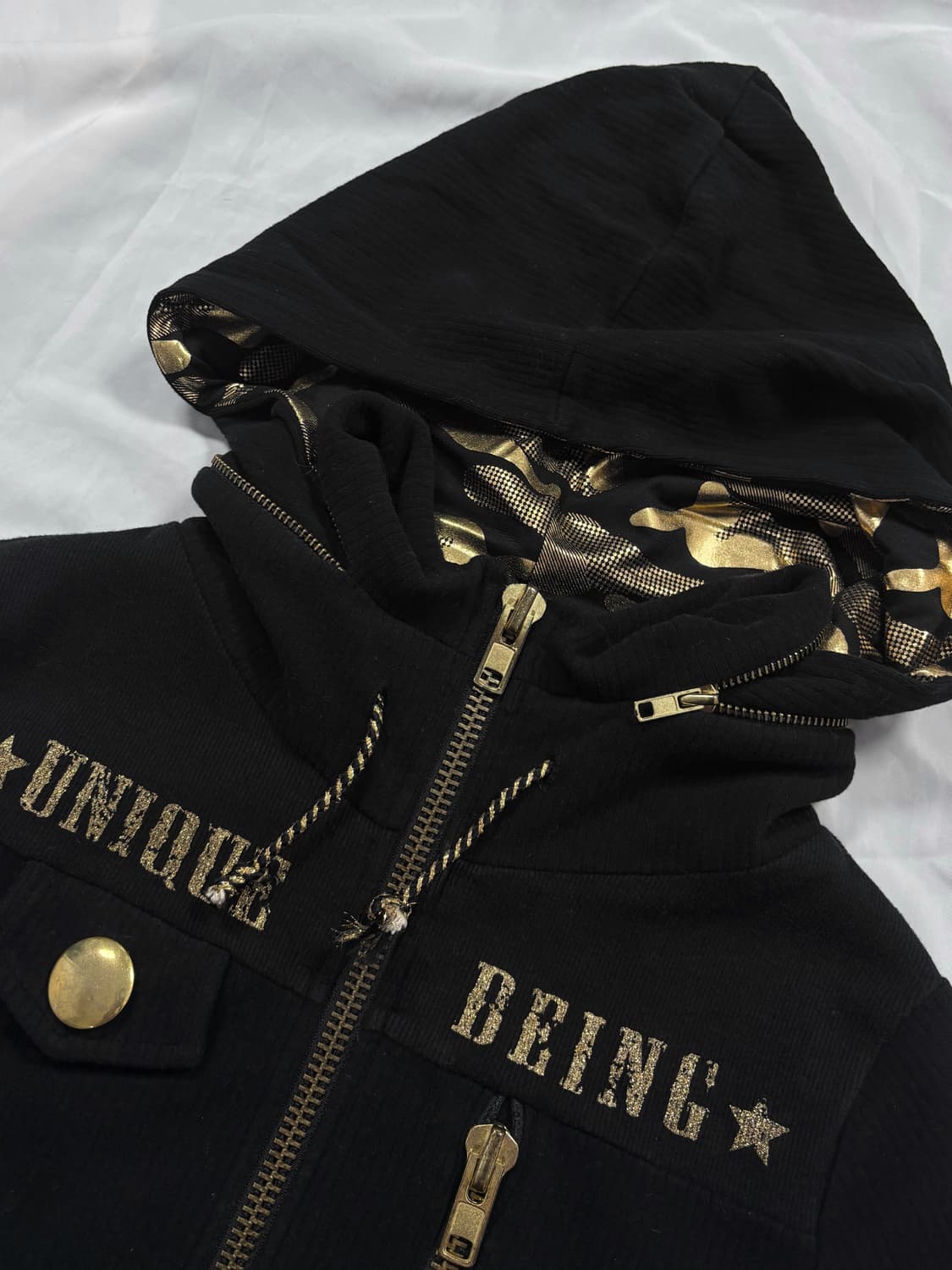 Vintage Black Lettering Jacket 상품이미지8