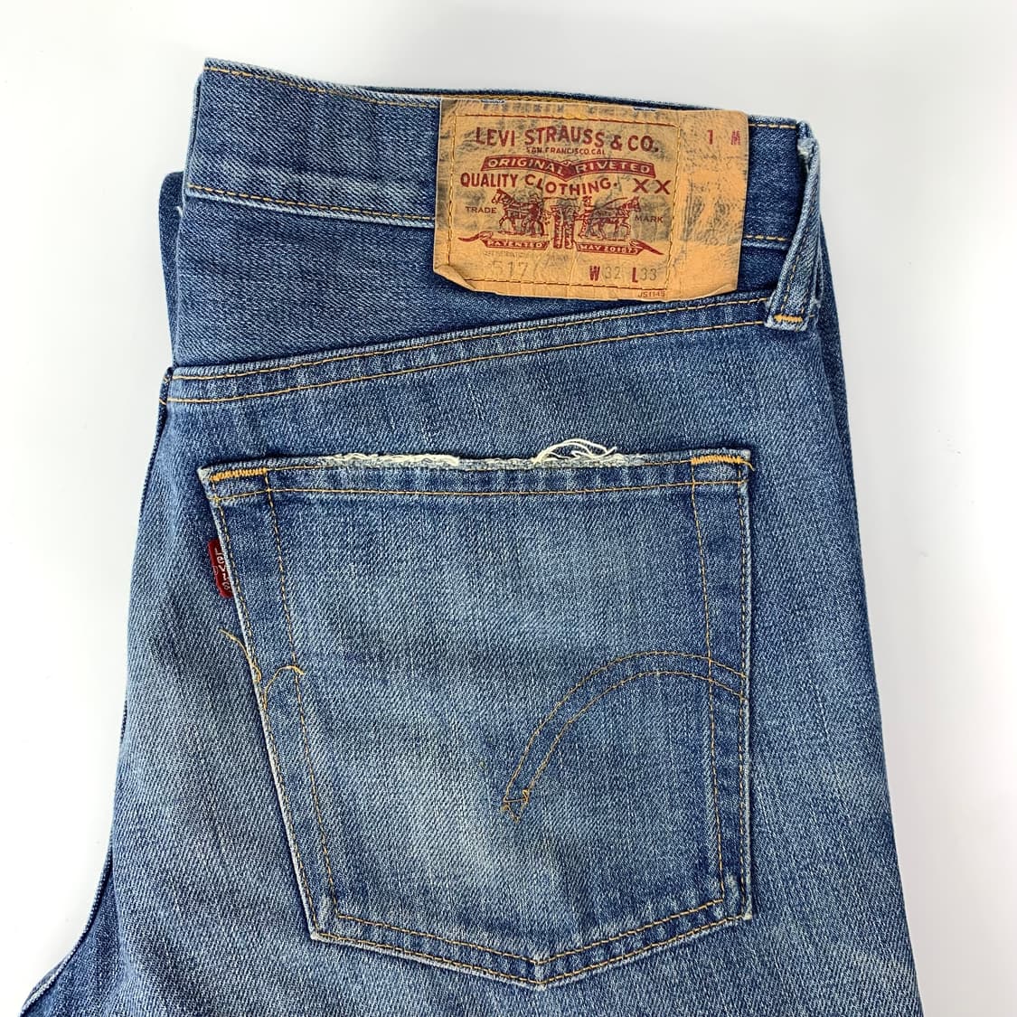 [32x33] 00s 리바이스 517 데님 팬츠 상품이미지7