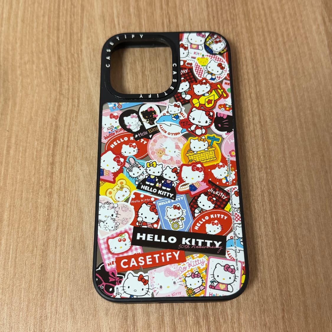 (15프로맥스) 케이스티파이 헬로키티 50주년 스티커 케이스 상품이미지1