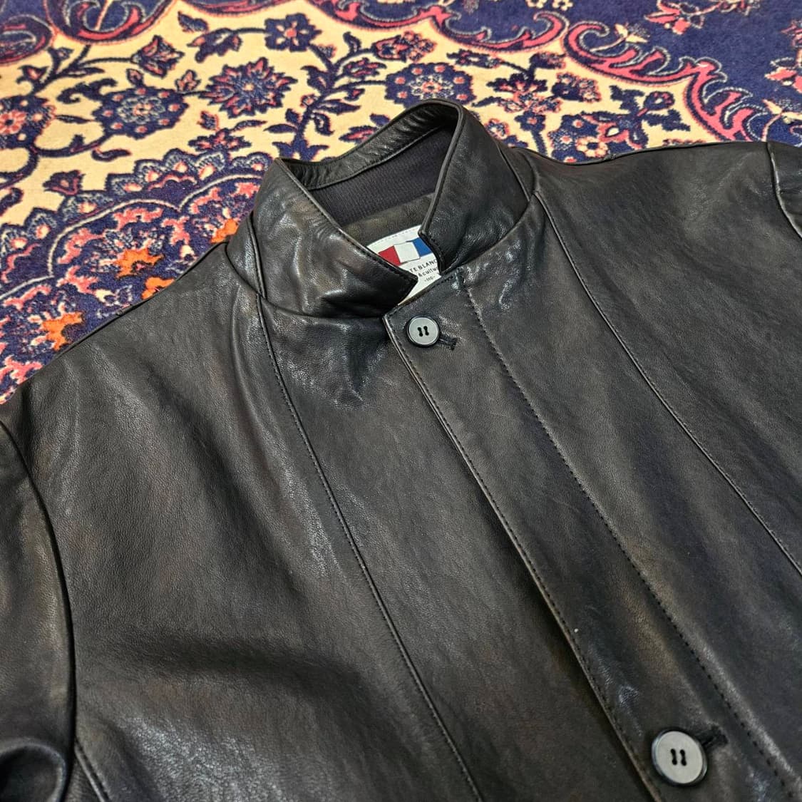 까르뜨블랑슈 20fw 램스킨 버튼 집업 자켓 110size 상품이미지2