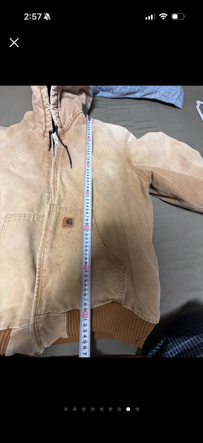 [XL] 칼하트 J130 BRN 액티브 자켓 (착샷O) 상품이미지8