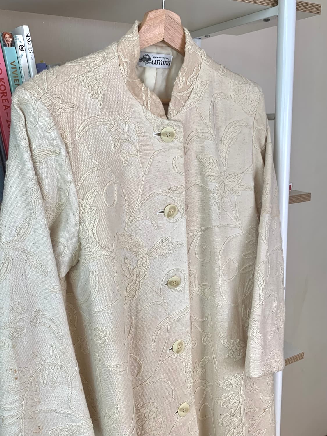 JPN vtg 오리엔탈 롱코트 상품이미지3