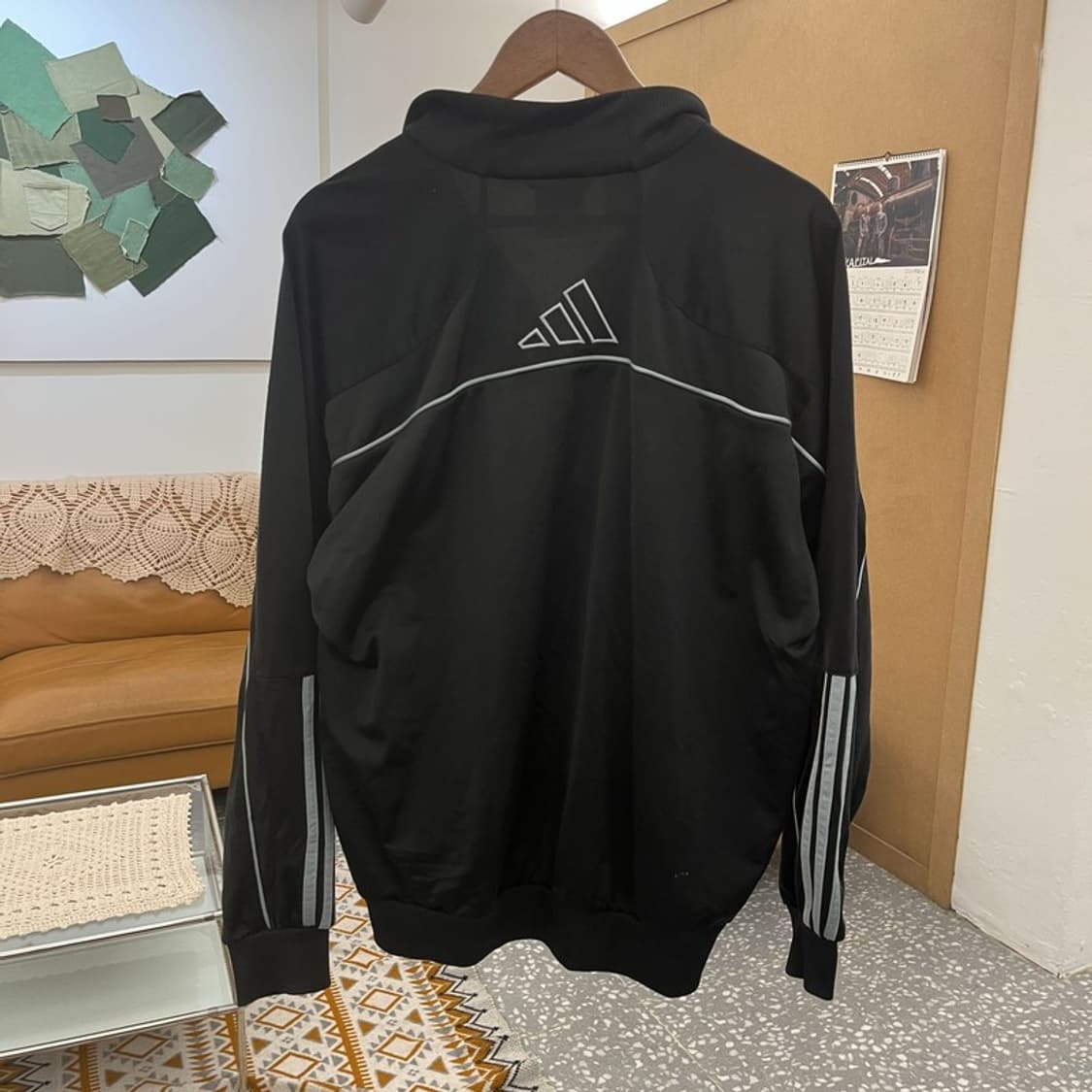 아디다스 올드스쿨 빈티지 스트릿 힙합 져지 집업 L C10575 상품이미지4