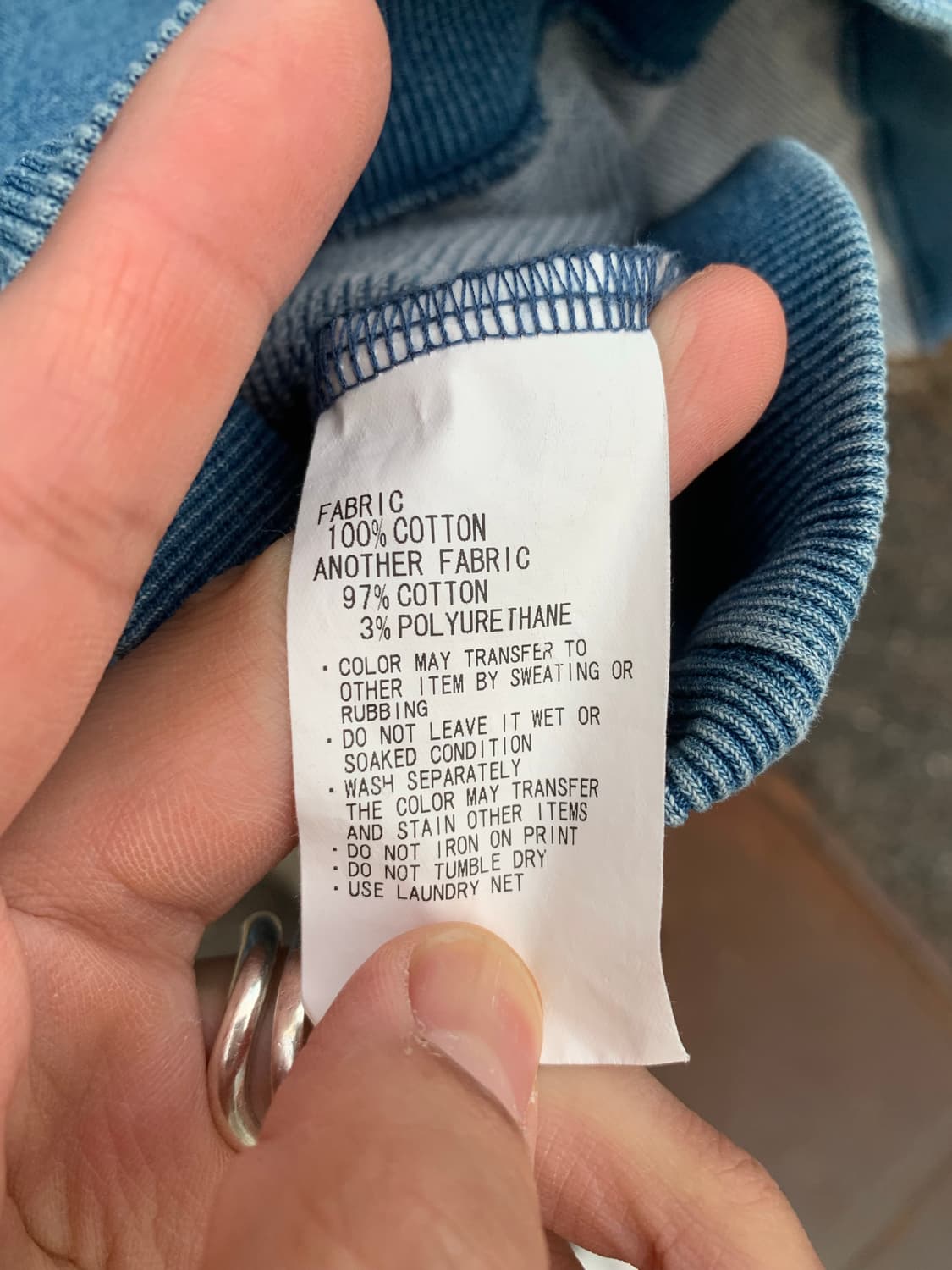 스투시 00’s 데님 반팔 티셔츠 상품이미지7