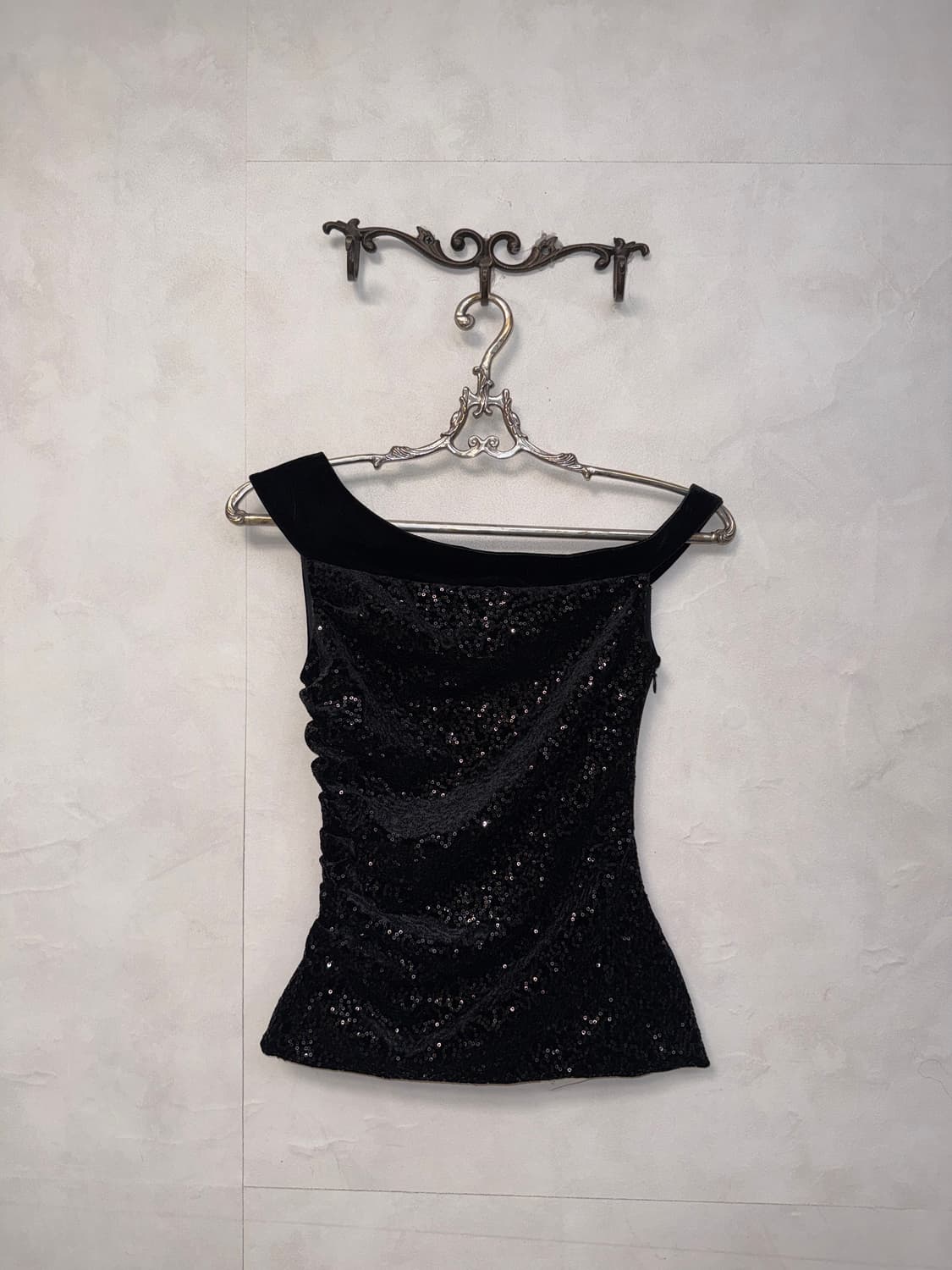 Emporio Armani velvet spangle sleeveless 상품이미지1