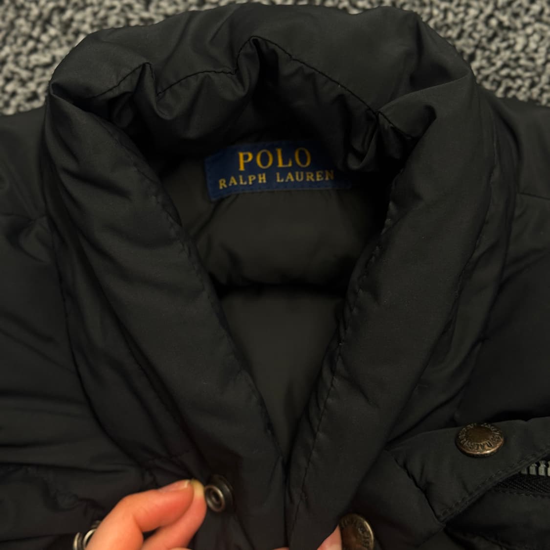 폴로랄프로렌 패딩 블랙 상품이미지3