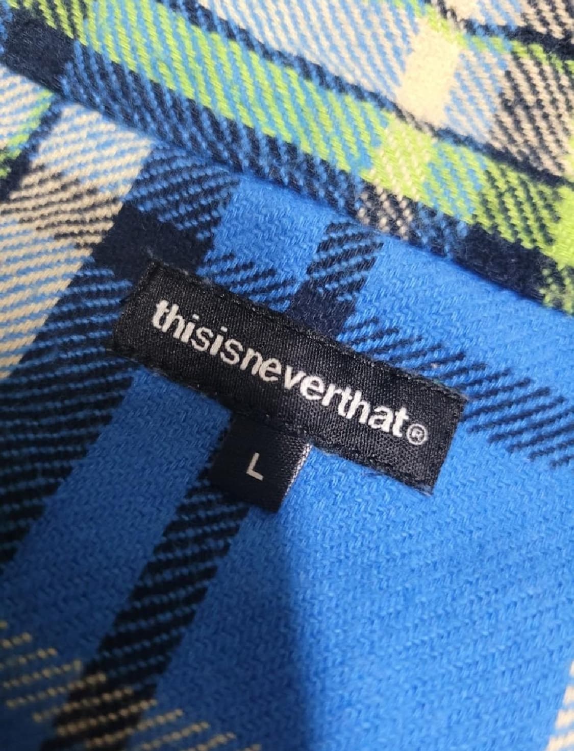 디스이즈네버댓 플란넬 타탄 체크 셔츠 자켓 상품이미지3