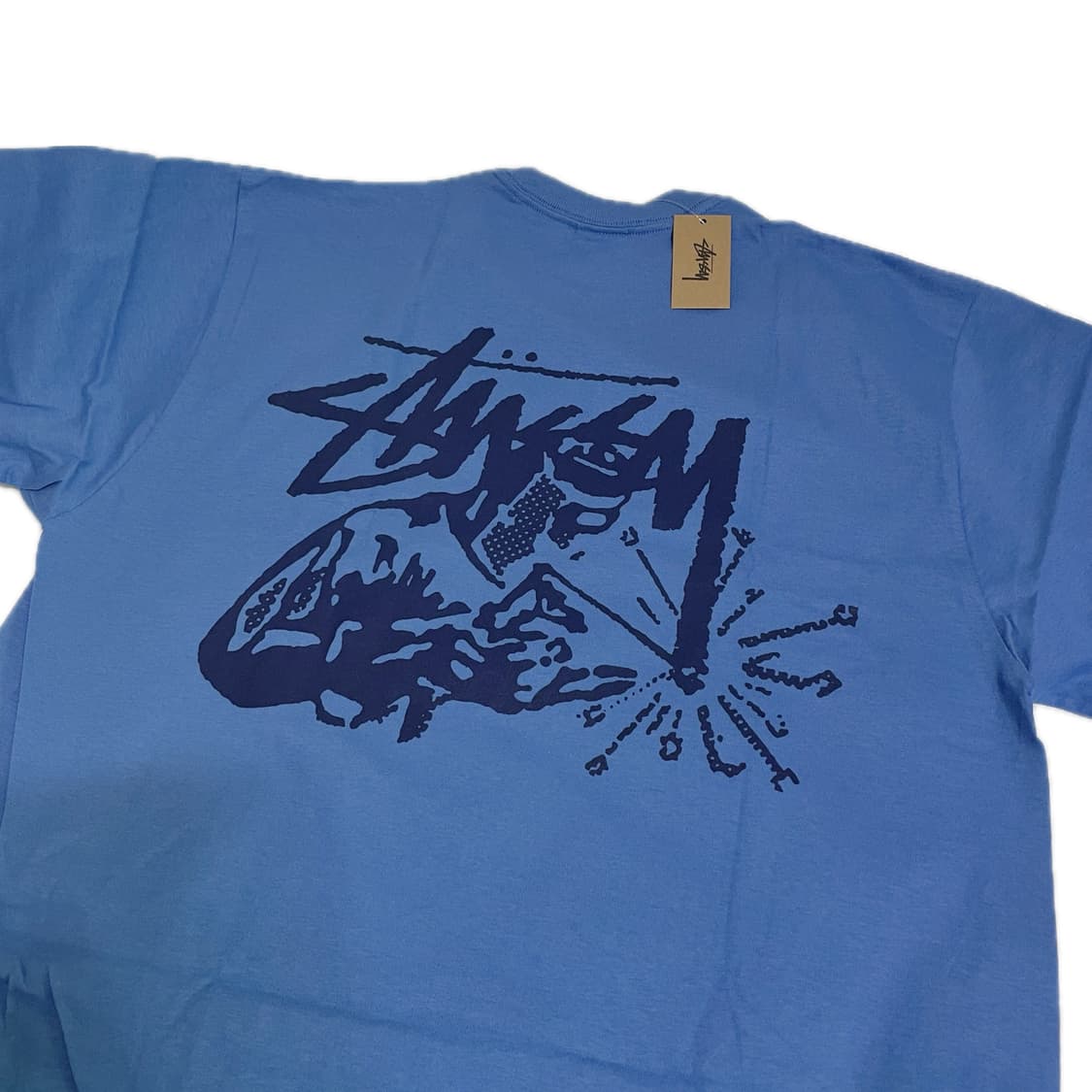 stussy 스투시 웰더 티셔츠 블루 (새상품) 상품이미지1