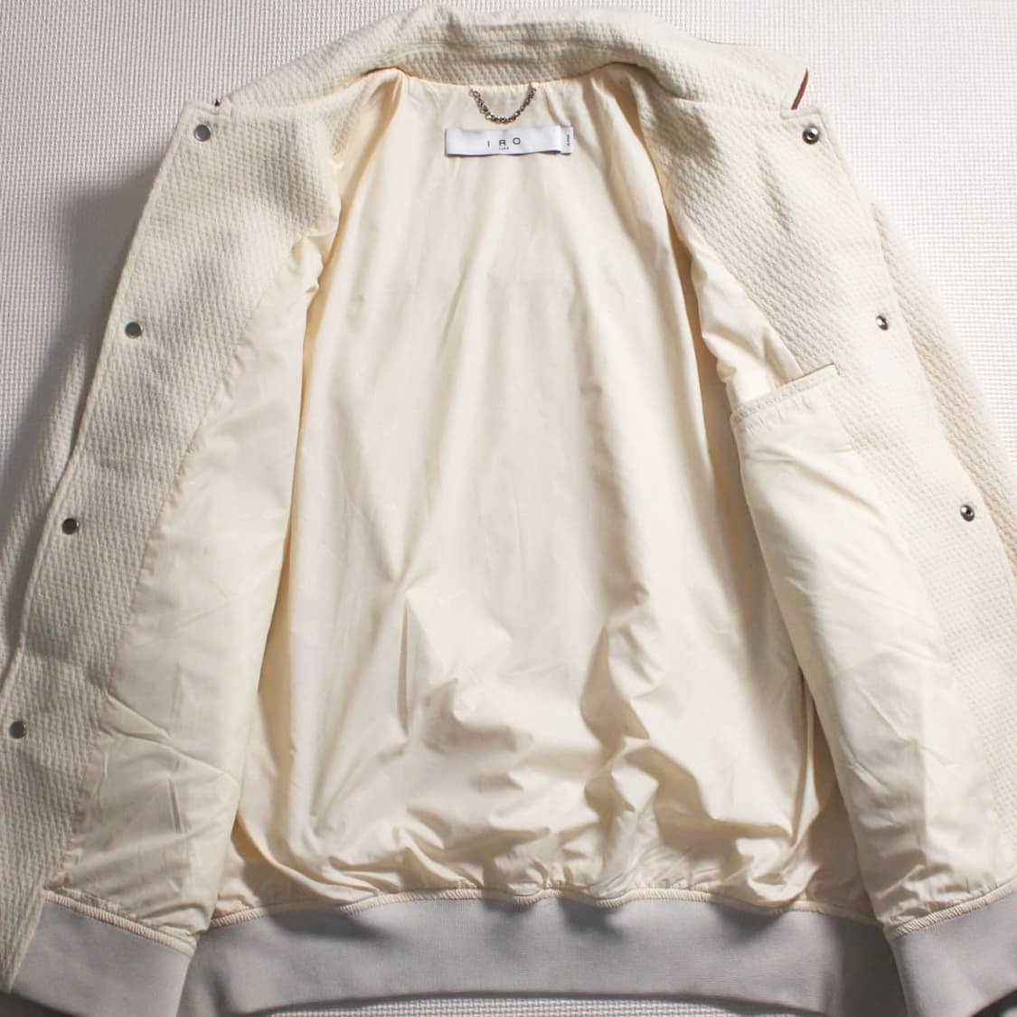 IRO 이로 Paris  크림 아이보리 울 블루종 자켓 상품이미지4