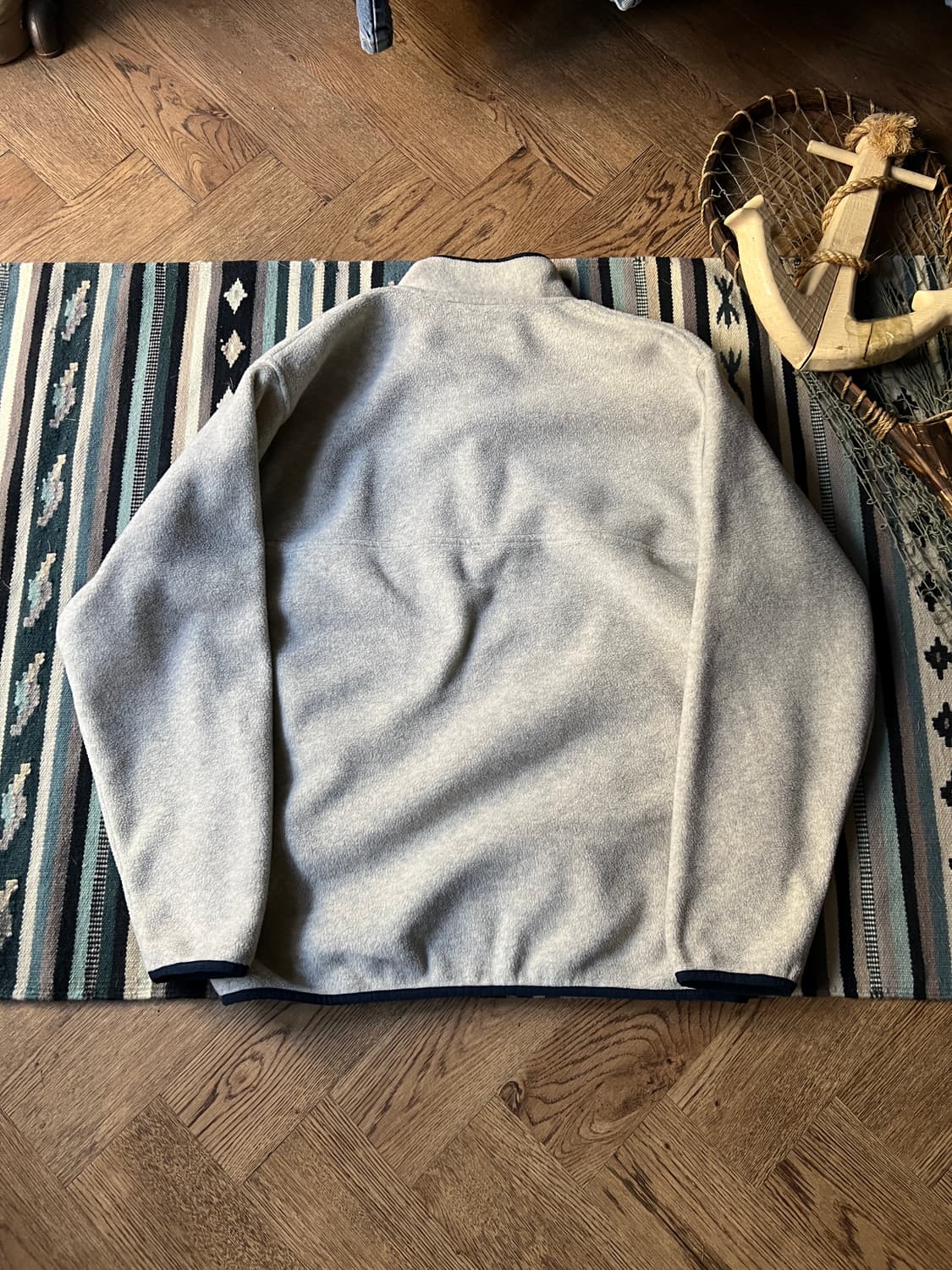 [L]파타고니아 신칠라 체스트 포켓 멜란지 플리스 풀오버 스웻셔츠 상품이미지8