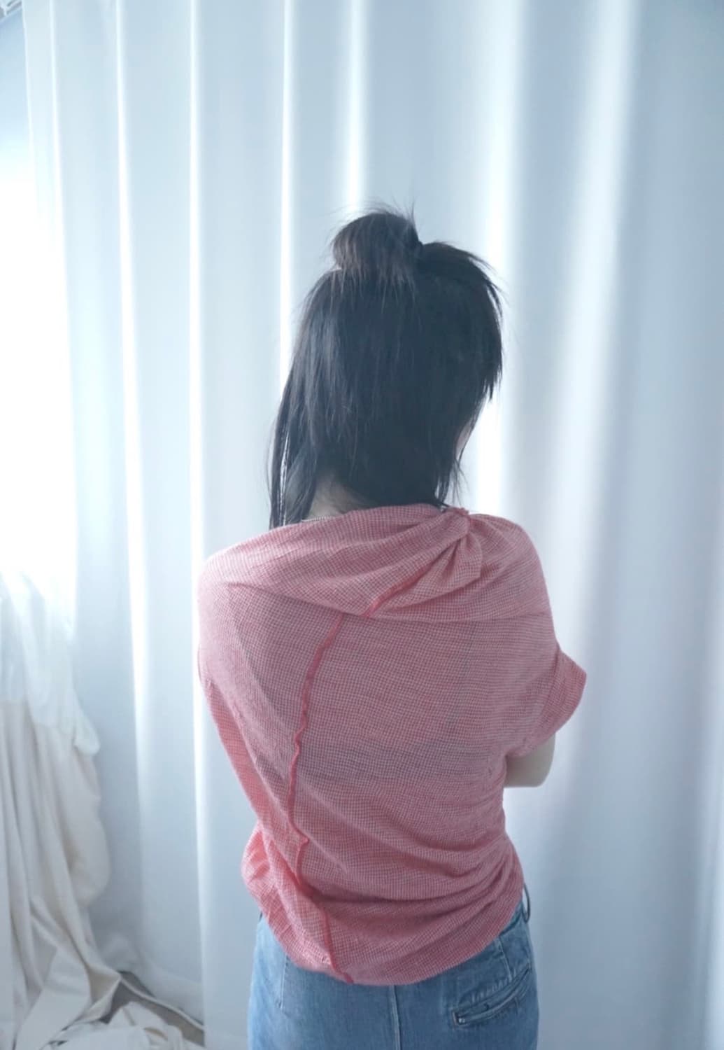 Junya Watanabae 비대칭 니트 탑 상품이미지1