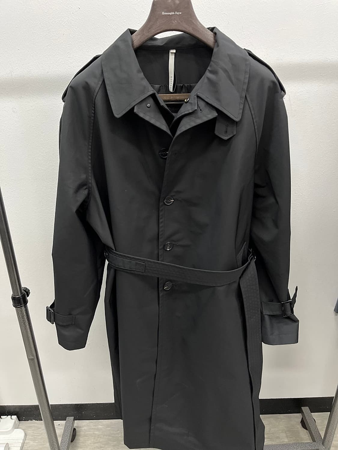 105) 노이어 신서틱 레이어드 트렌치코트  상품이미지1