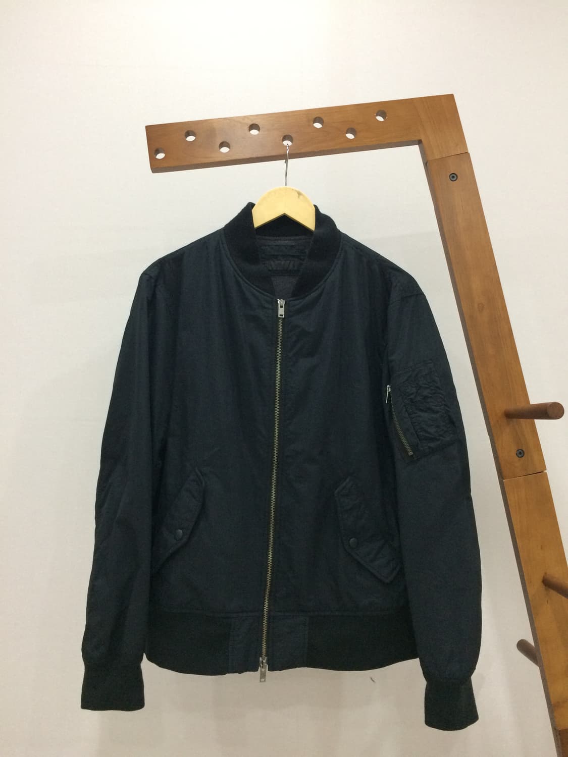 빈티지 유니클로 블랙 봄버 상품이미지1