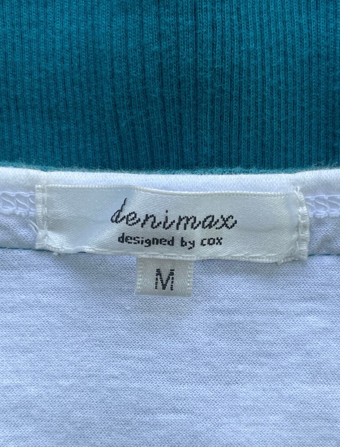 DENIMAX Y2K 스터드 집업 골지 티셔츠 상품이미지5