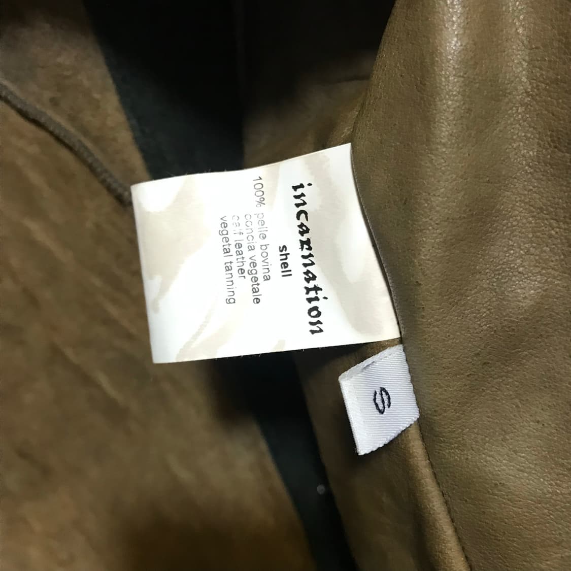 Incarnation calf leather button shirt 상품이미지5