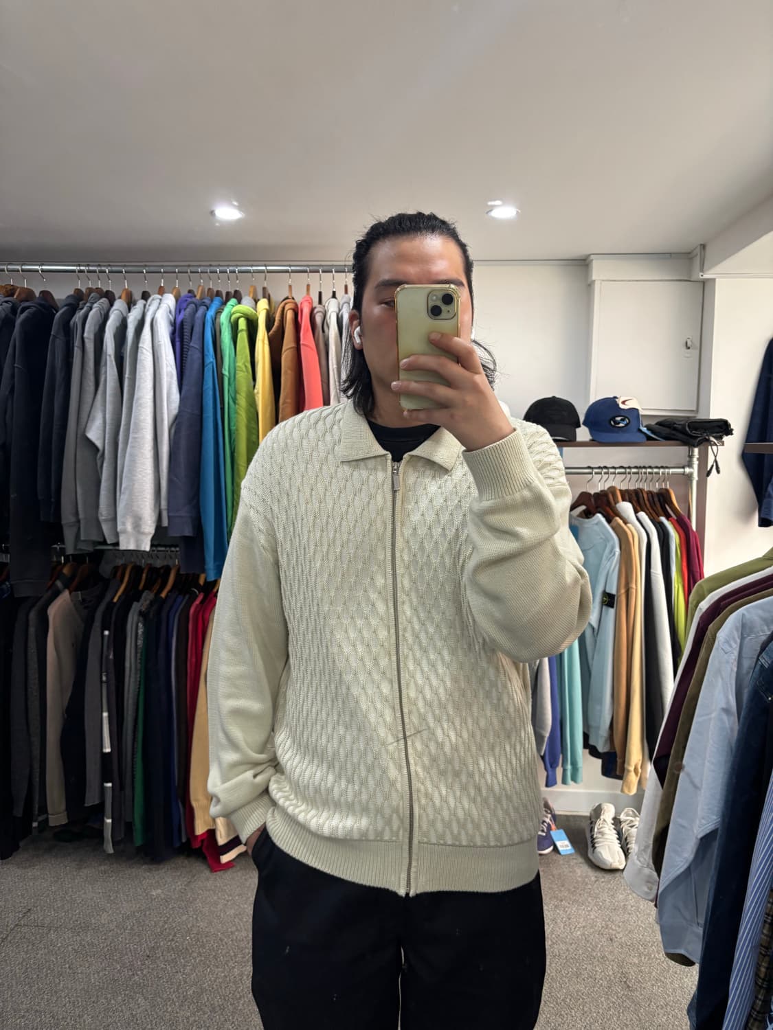 22aw 디스이즈네버댓 체인 카라넥 집업 상품이미지9