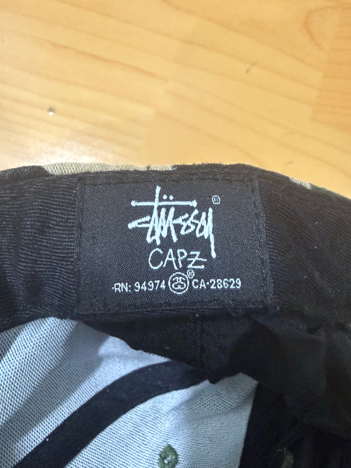 00s 빈티지 스투시 카모캡 상품이미지2