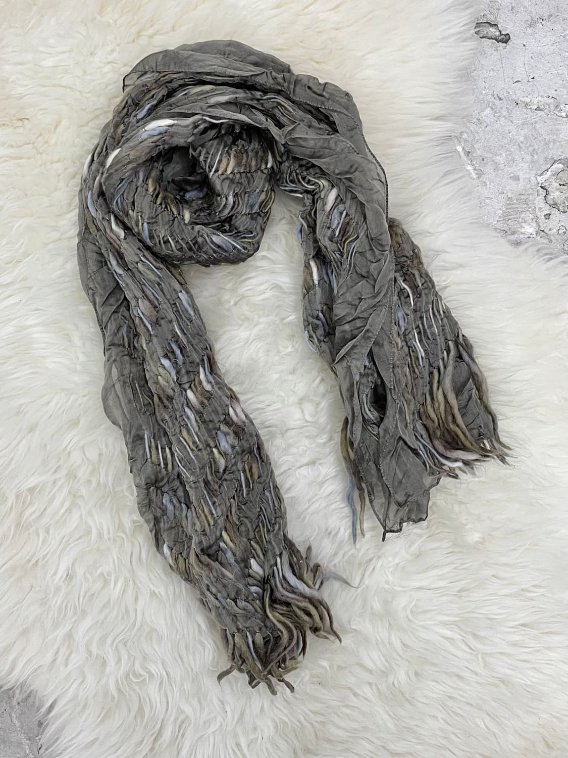 그런지페어리 짜임 디테일 머플러  상품이미지5