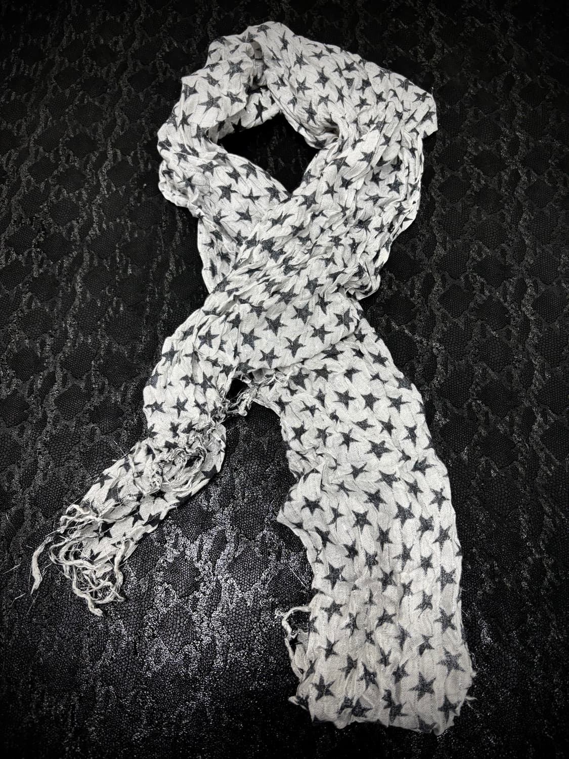 “Vintage”Star Print Scarf 상품이미지3